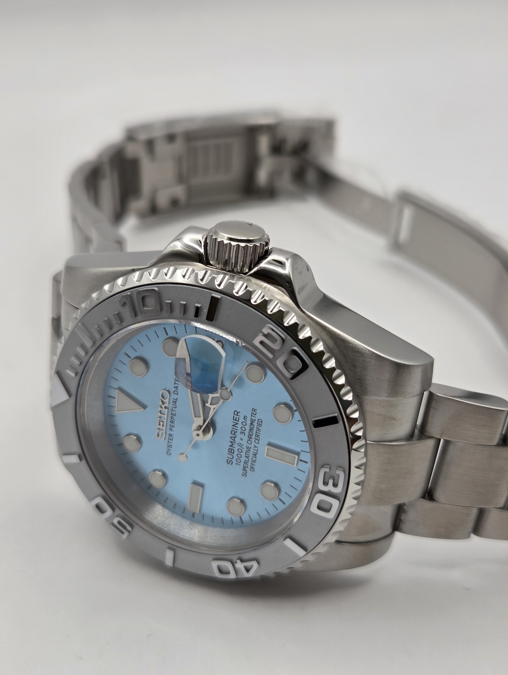 New Custom 40mm SeikoMod Automatic Watch Dive Watch - Picture 6 of 7